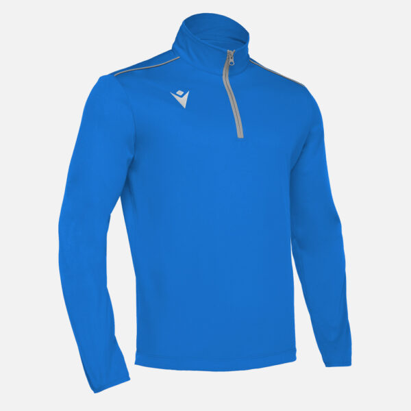 Havel 1/4 zip top kleur kobalt blauw (inclusief United logo)